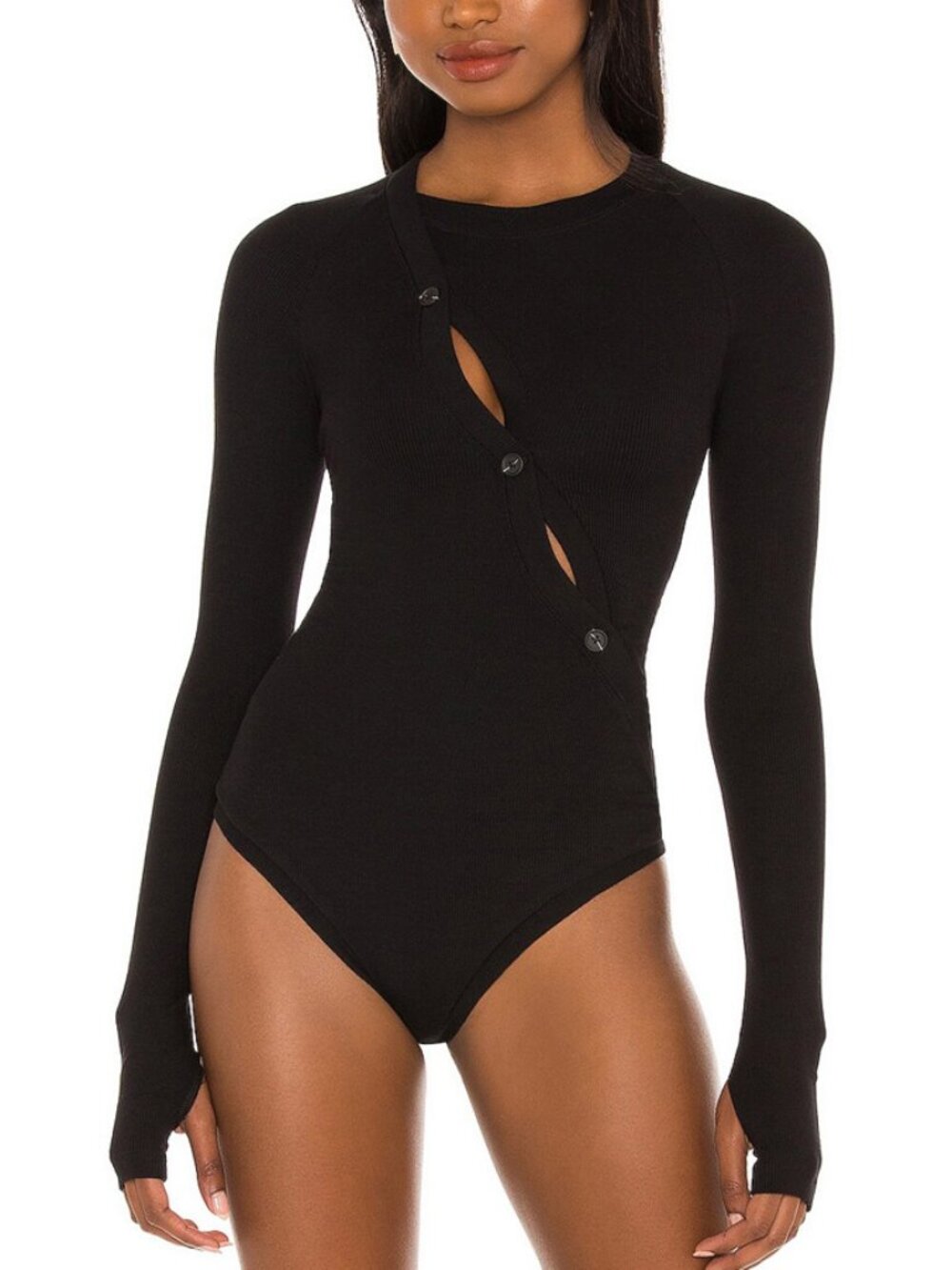 Alix NYC Pearson Bodysuit in Black Size S